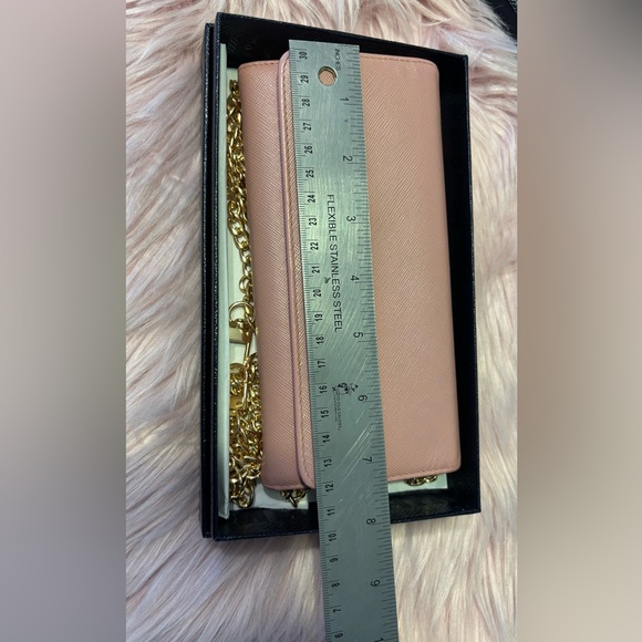 Prada wallet leather pink plain authentic - Picture 2 of 14